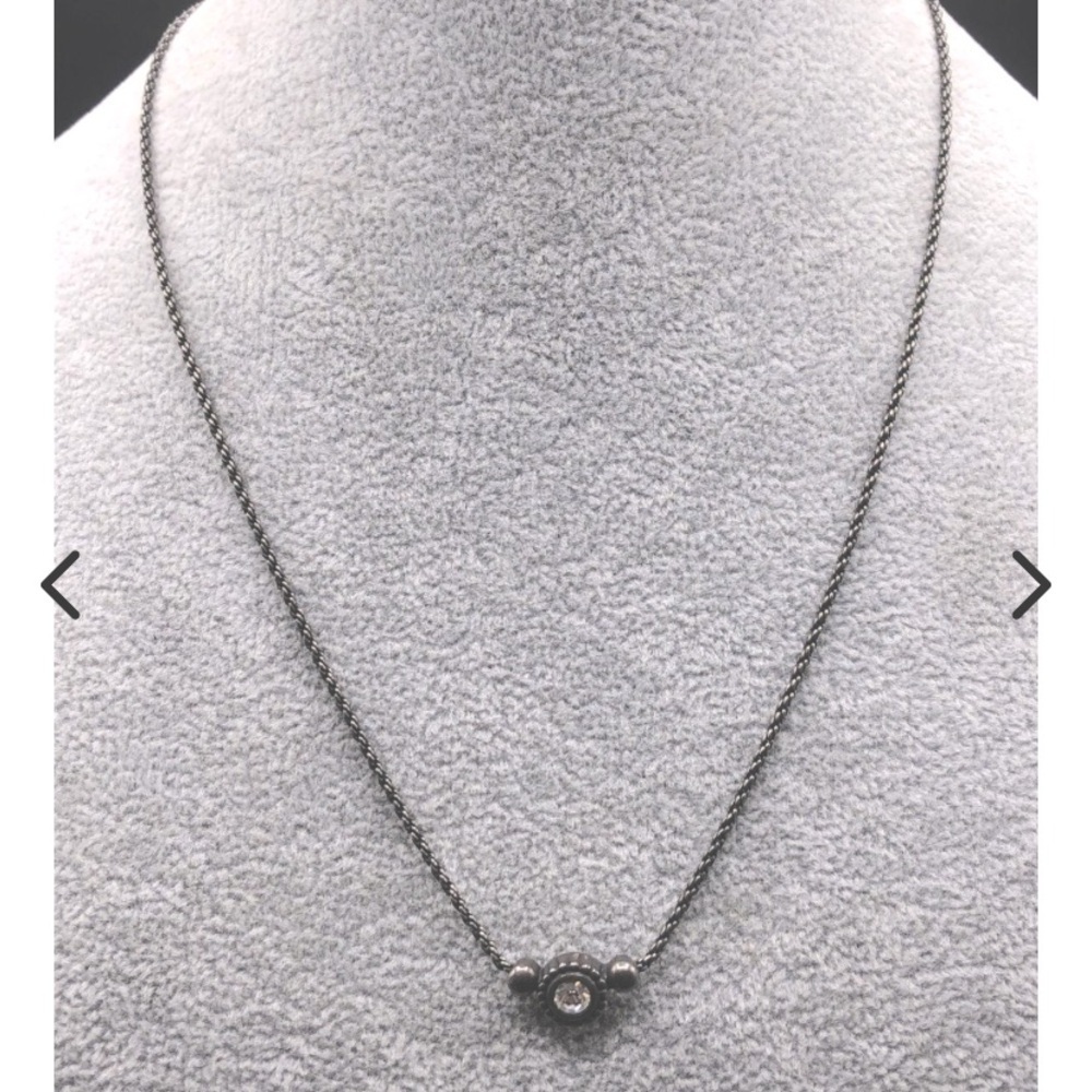 44.58 silver Christian Dior vintage y2k necklace $780